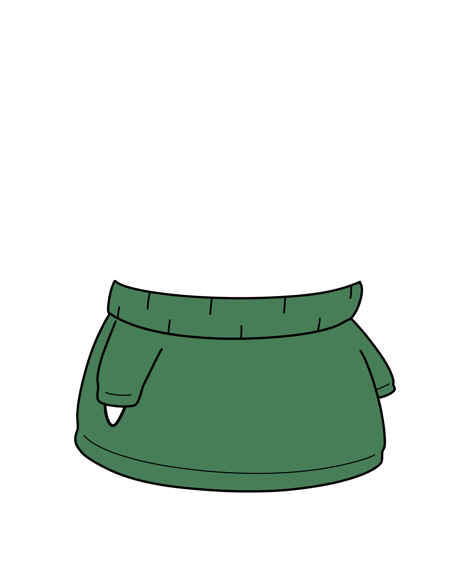 Turtle Neck Green
